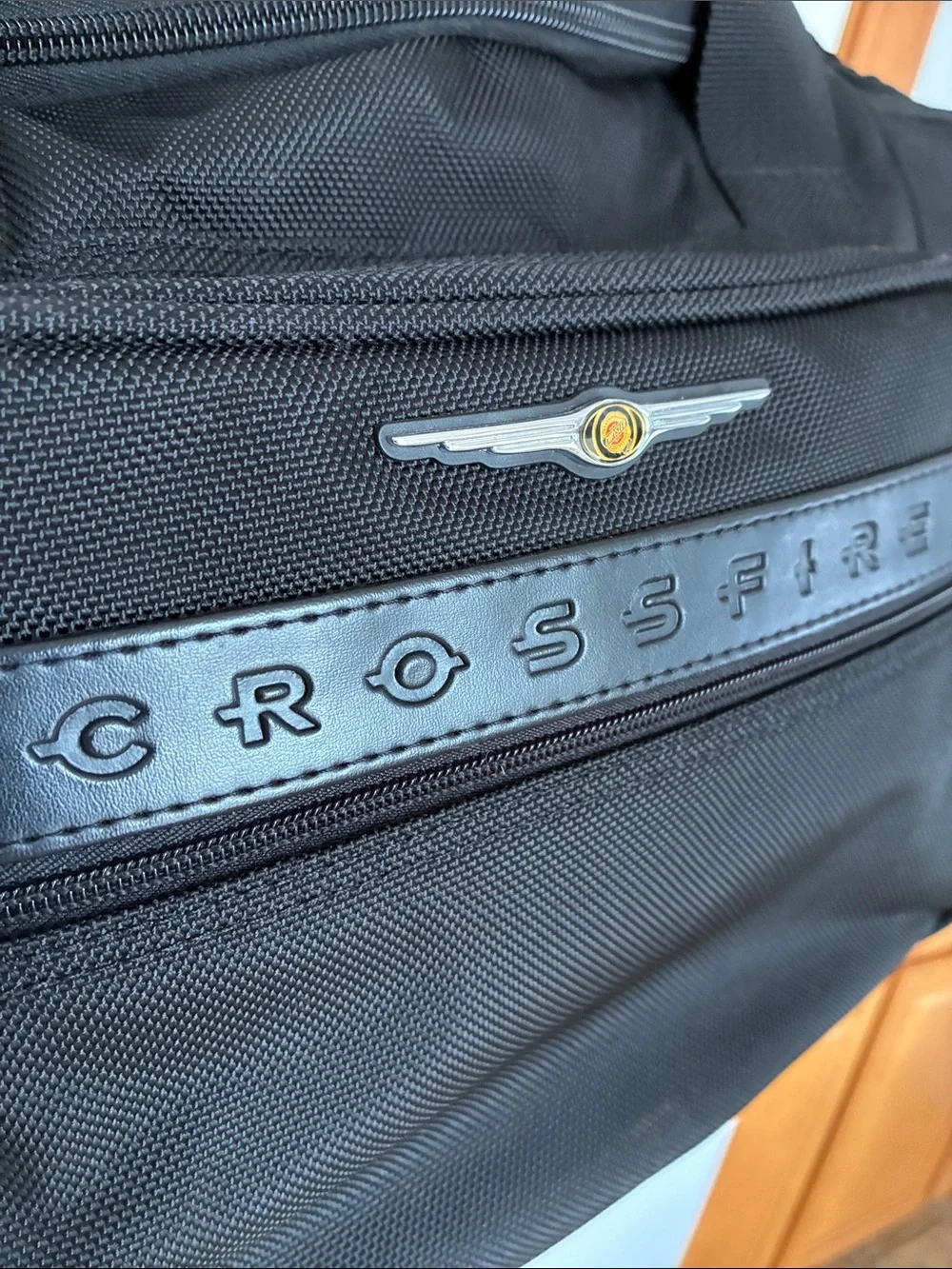 Chrysler Crossfire Touring Gear Duffel Bag Black Travel Satchel OEM with Strap